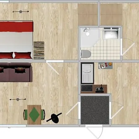 Am Waldesrand Konukevi 3*