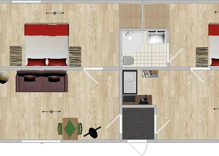 Am Waldesrand Gasthuis 3*